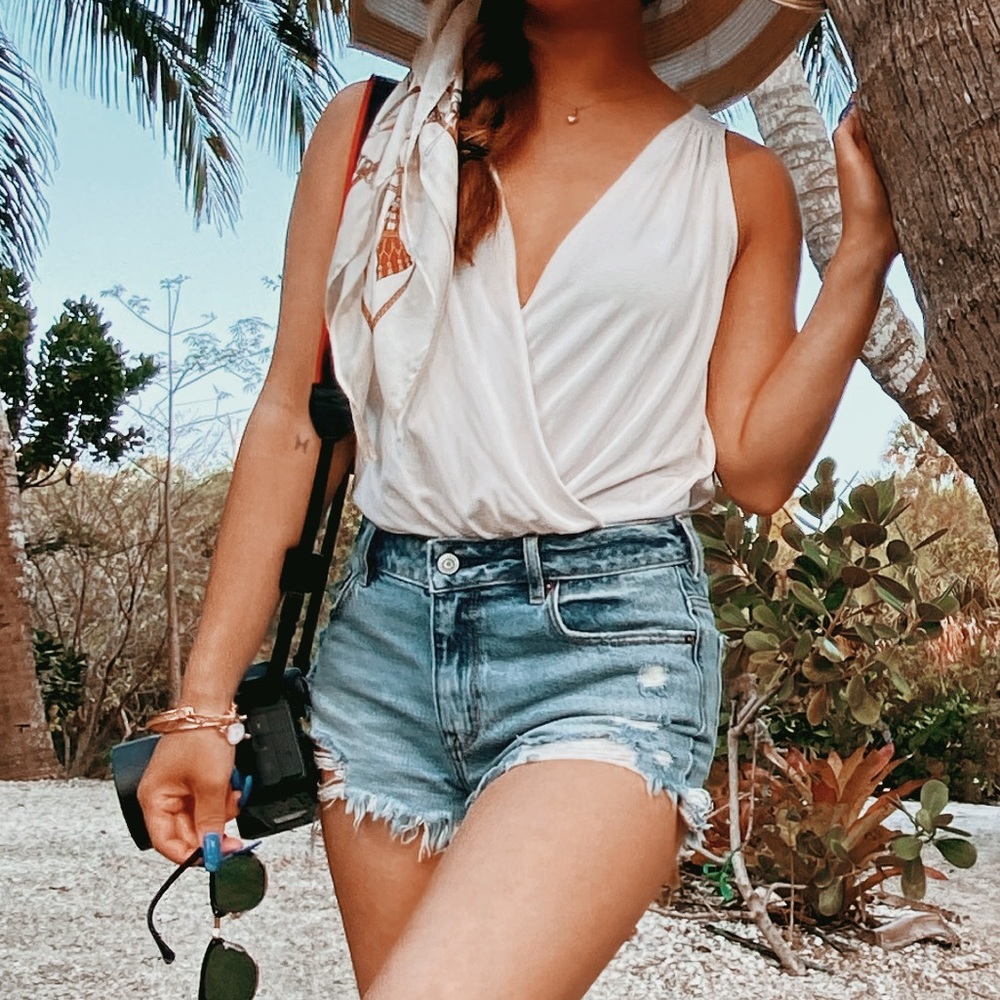 Express white bodysuit